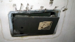 cassaforte scassinata