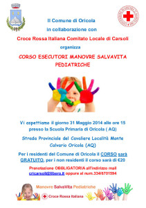 Il Comune di Oricola MODIFICA