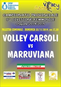 carsoli volley 23.11