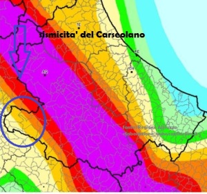 mappa sismica regione abruzzo