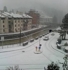 carsoli via alpini neve