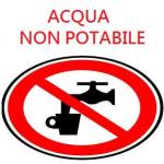 acqua non potabile