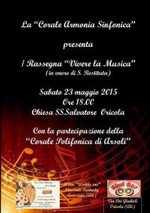 Corale concerto 23 maggio