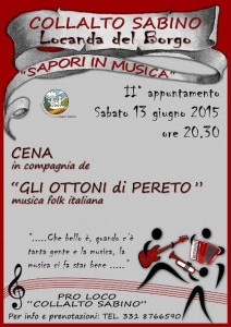 Sapori in musica Collalto