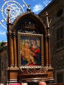 processione con quadro Madonna del Patrocinio