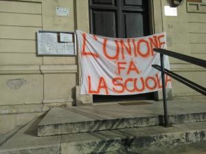 protesta scuola