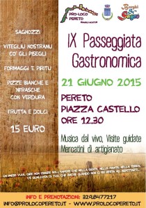 Pereto passeggiata gastronomica