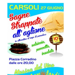 sagne strappate 27 giugno