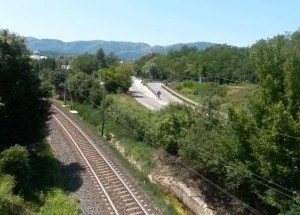 ferrovia e zona industriale