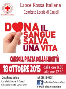 donazione Cri Carsoli