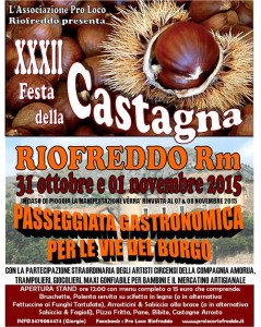 sagra della castagna riofreddo