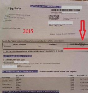 bolletta 2 arsoli