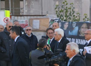 mattarella all'aquila