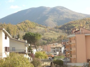 vista da via alpini carsoli