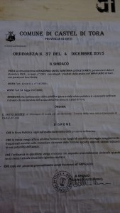 ordinanza castel di tora