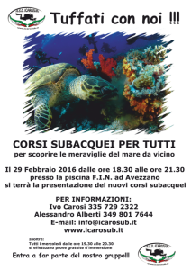 locandina icaro corso 2016