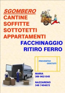 sgombero cantine maria