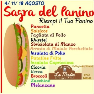 sagra panino la madia
