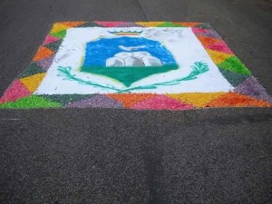 infiorata trevi nel lazio