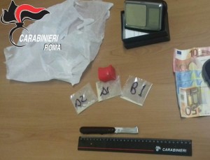100217 SUBIACO - Eroina nella Valle dell'Aniene. Arrestata pusher