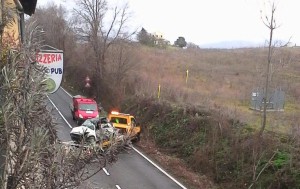 incidente tiburtina guidonia