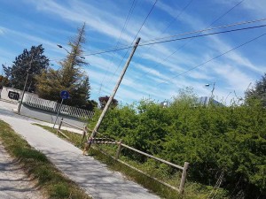 palo pericolo tiburtina