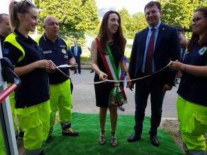 taglio nastro protezione civile carsoli