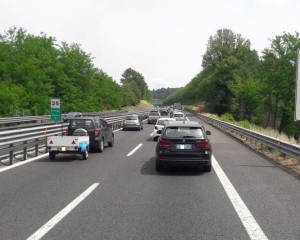 traffico a24 vicovaro