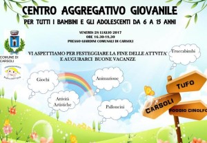 locandina centri aggregativi