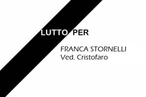 lutto franca stornelli