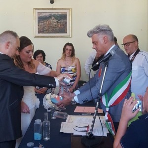 matrimonio civile rito sabbia