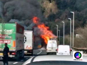 incendio autostrada tr