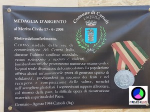 motivazione medaglia carsoli