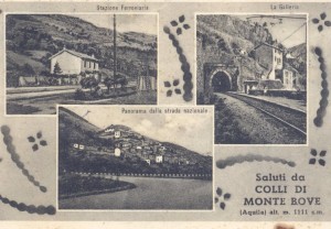 colli di monte bove cartolina