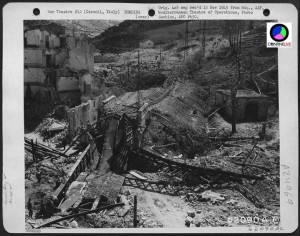 ponte di ferro distrutto carsoli vecchio