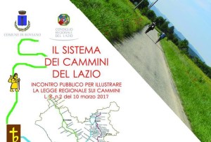 sistema cammini del lazio