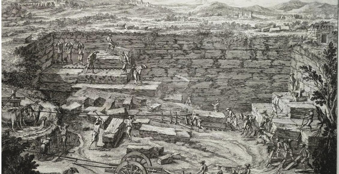 lapis tiburtinus storia