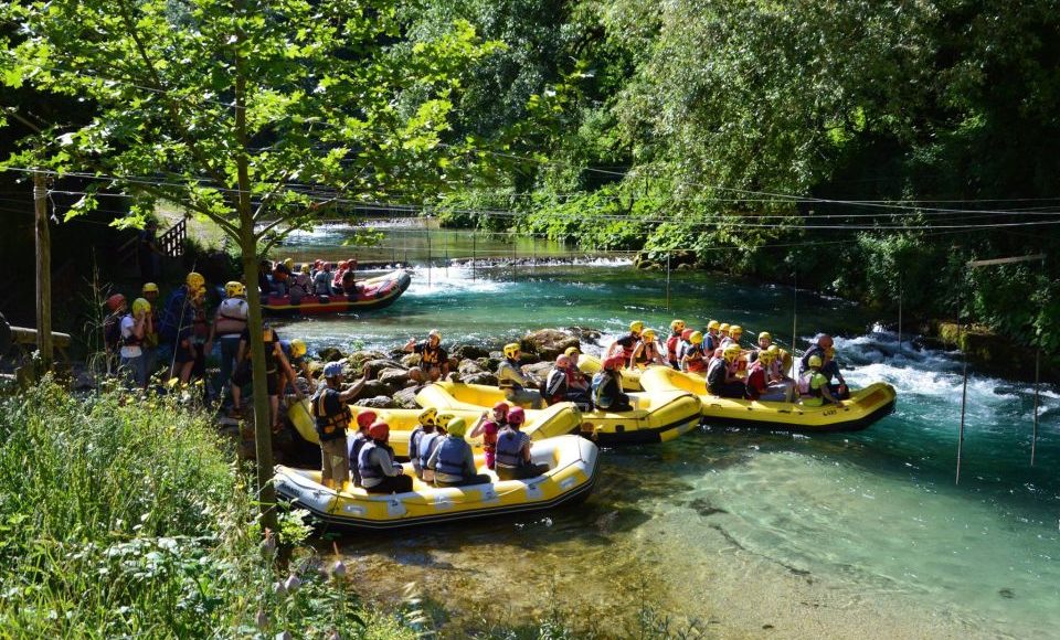 rafting n
