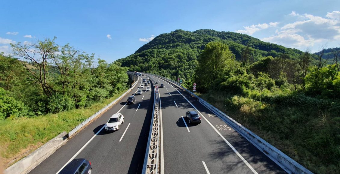 traffico a24 dall’alto