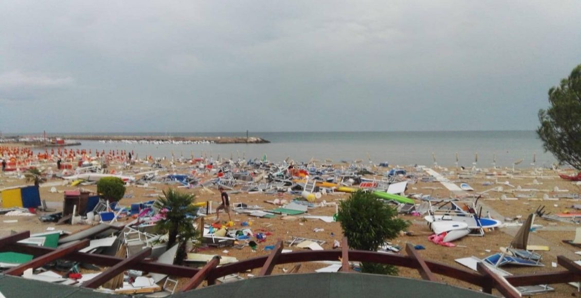 tromba d’aria costa luglio 2019
