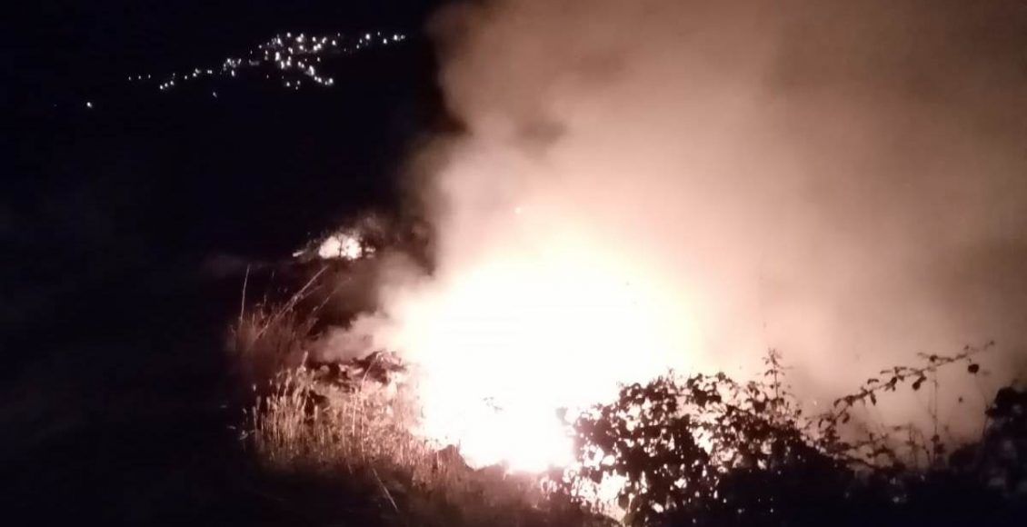 incendio rocca di botte agosto 2019