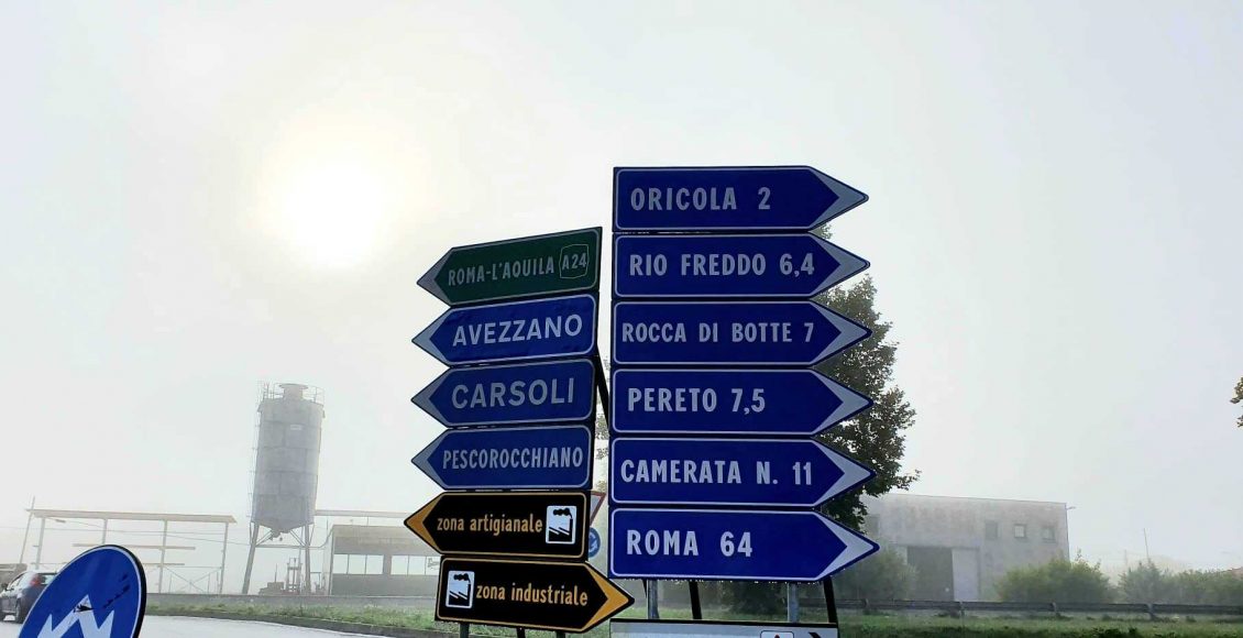 riofreddo segnale piana