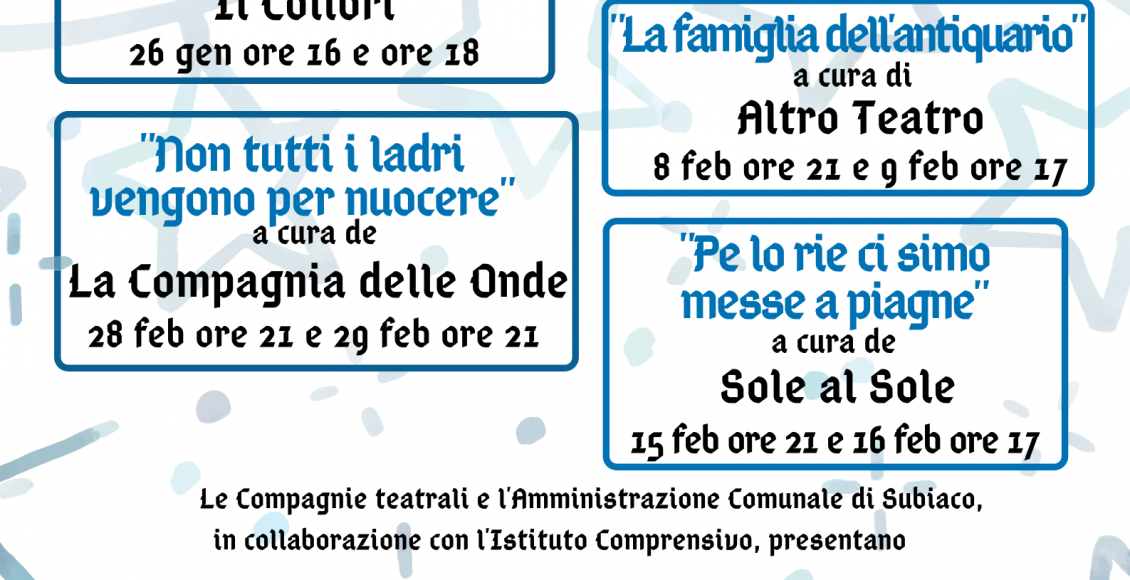 2 edizione _Nel bel mezzo di un gelido inverno