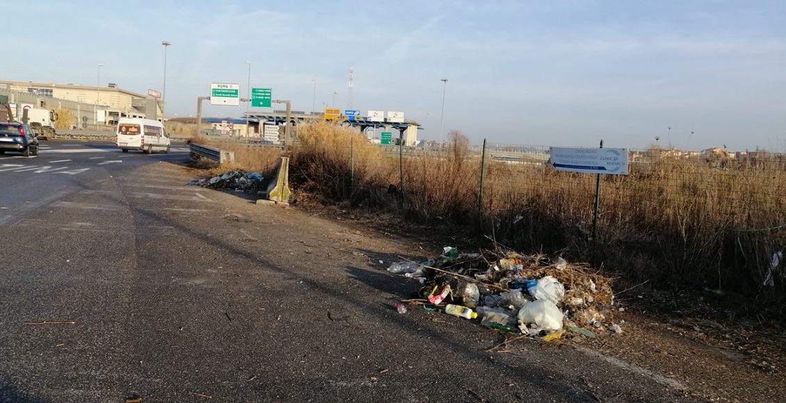 sporcizia roma est ponte di nona