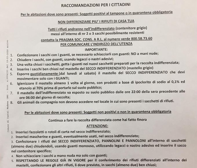 pragma quarantena castel madama