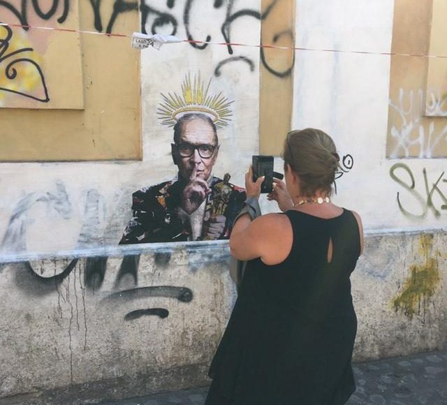 ennio morricone murale foto 1