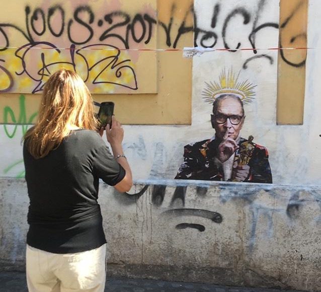 ennio morricone murale foto 2
