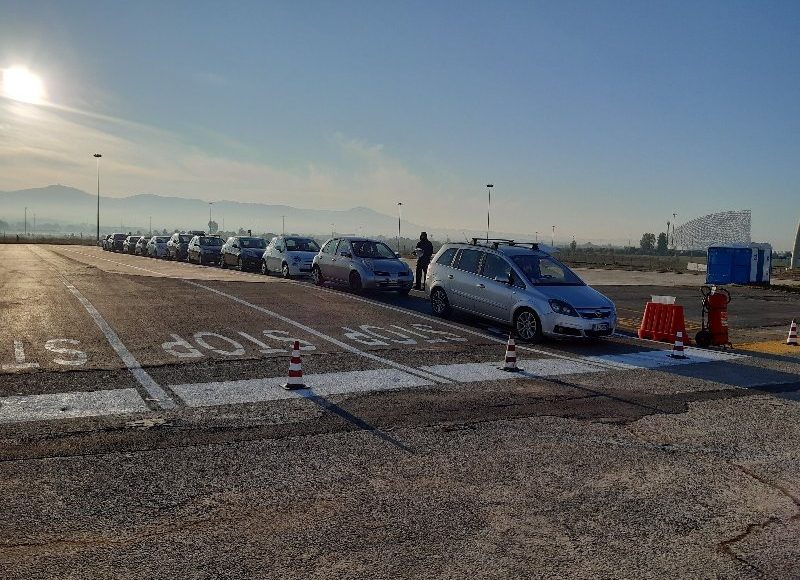 drive in tamponi tor vergata coda