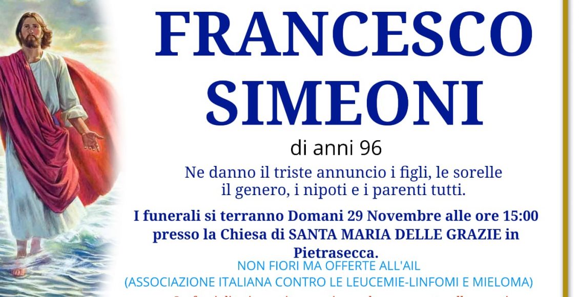 manifesto francesco simeoni