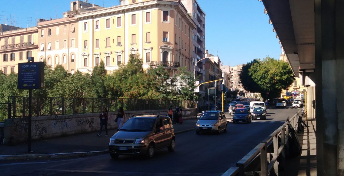 via prenestina incrocio via circonvallazione casilina Roma